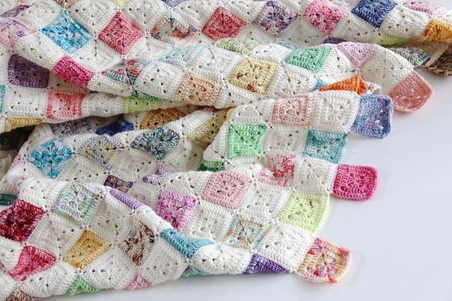 Battenberg Blanket Crochet Pattern 
