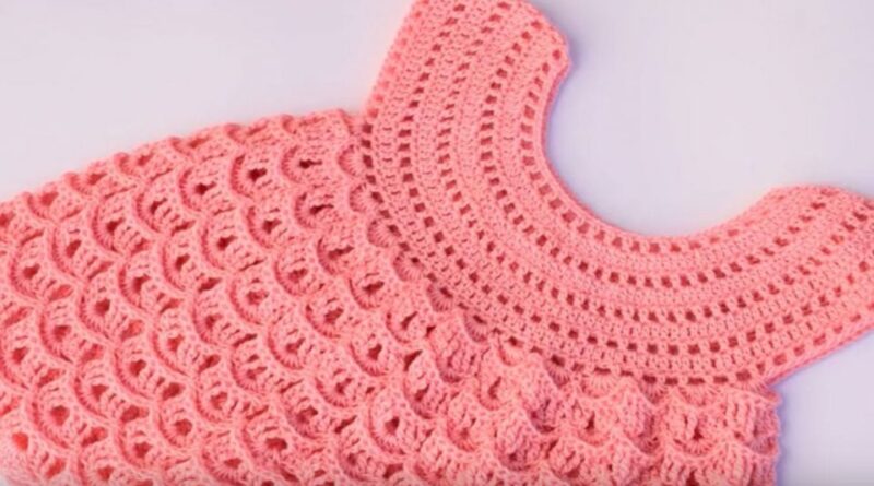 Easy Crochet Girl Dress