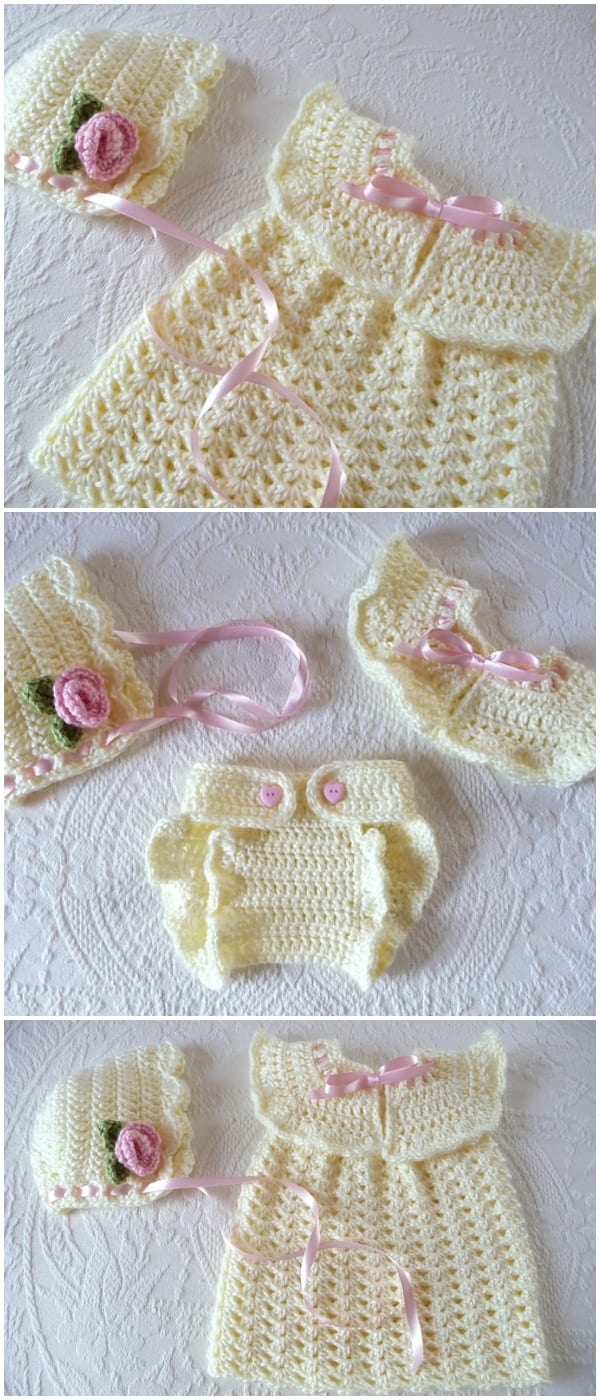 Eva Baby Set Free Crochet Pattern