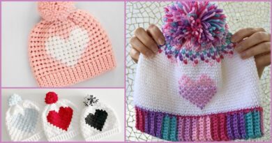 Heart Hat For a Toddler
