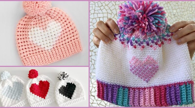 Heart Hat For a Toddler