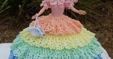 Dolls Clothes: Barbie Crochet Dress
