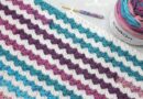 Crochet Cluster V-Stitch Blanket
